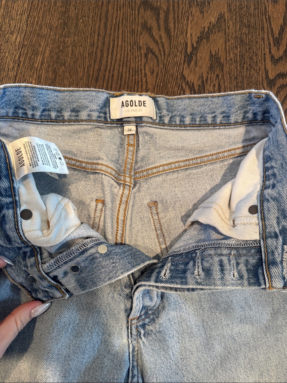 AGOLDE 90's Pinch Waist Jean | size 24 EUC - Picture 5 of 10